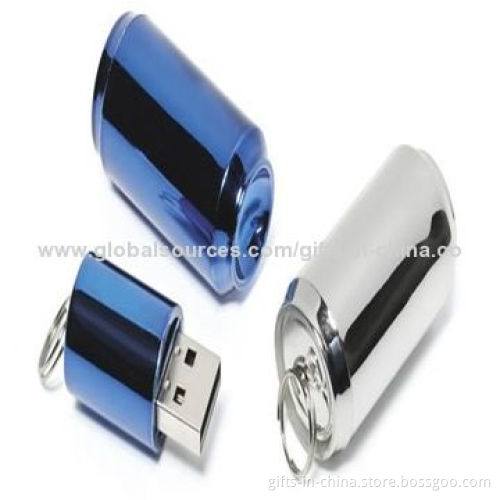 Metal USB Flash Drive with 128MB to 32GB Capacity, User-defined Color, Logos Design, USB2.0/3.0